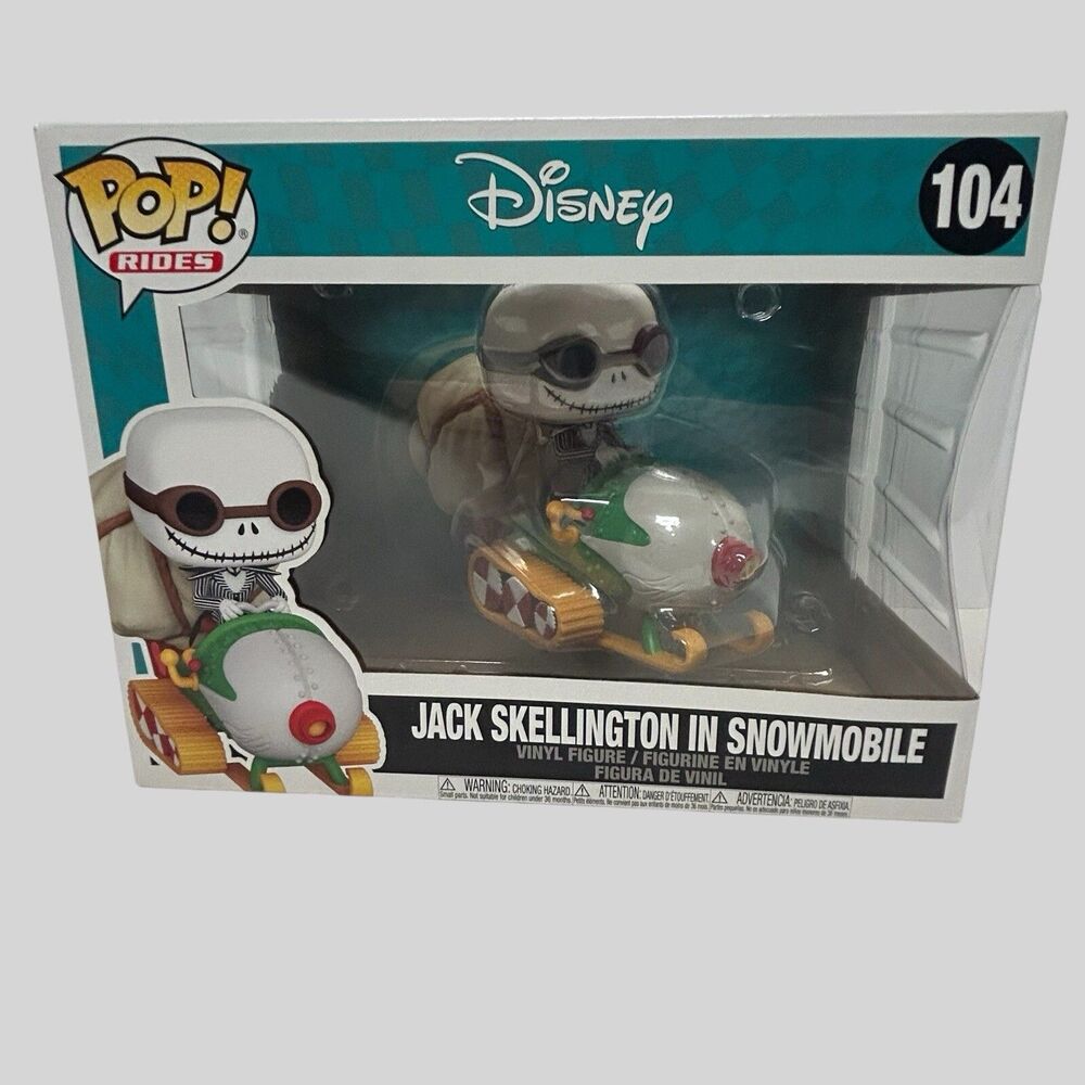 Funko Pop! Rides 104 Disney Jack Skellington In Snowmobile New In Package NIP